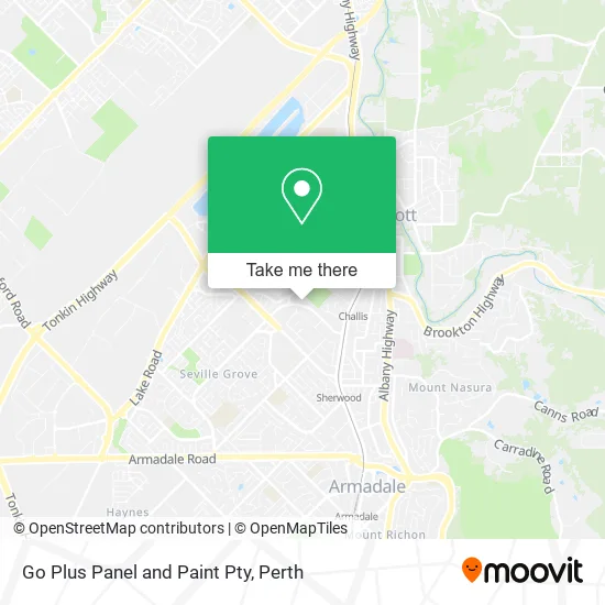 Go Plus Panel and Paint Pty map