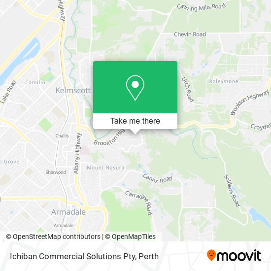 Ichiban Commercial Solutions Pty map