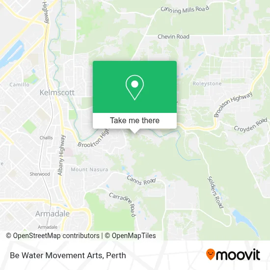 Mapa Be Water Movement Arts