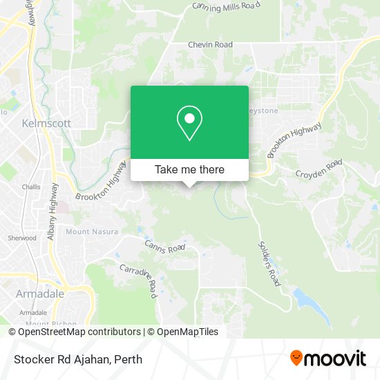 Stocker Rd Ajahan map