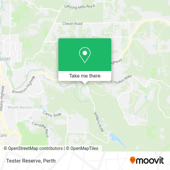 Mapa Tester Reserve