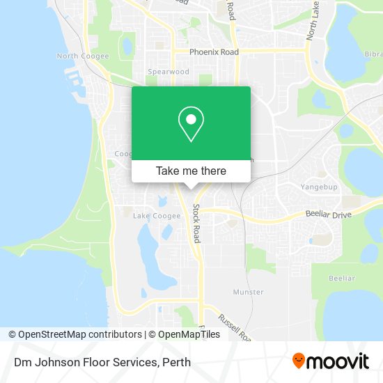 Dm Johnson Floor Services map