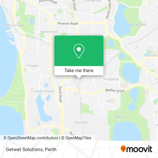 Mapa Getwet Solutions