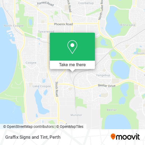 Graffix Signs and Tint map