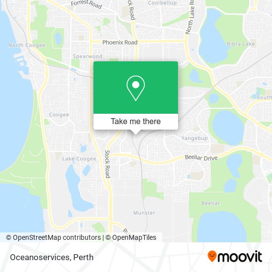 Oceanoservices map