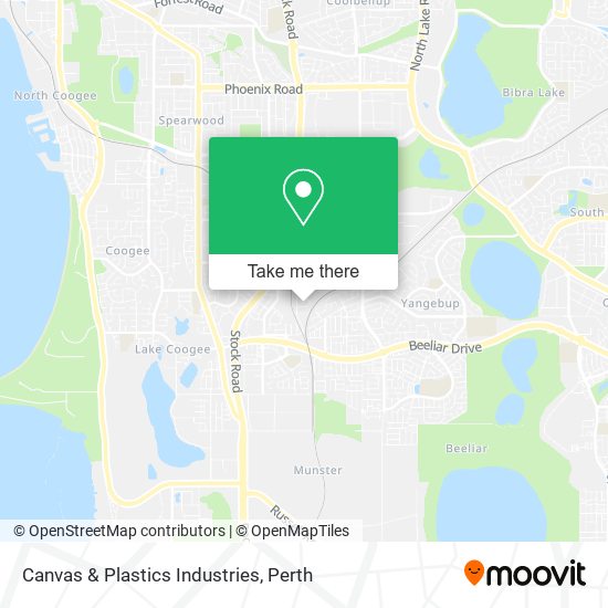 Canvas & Plastics Industries map