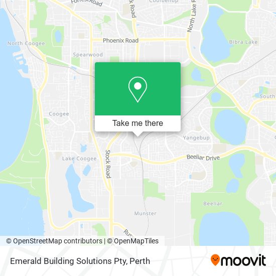 Emerald Building Solutions Pty map