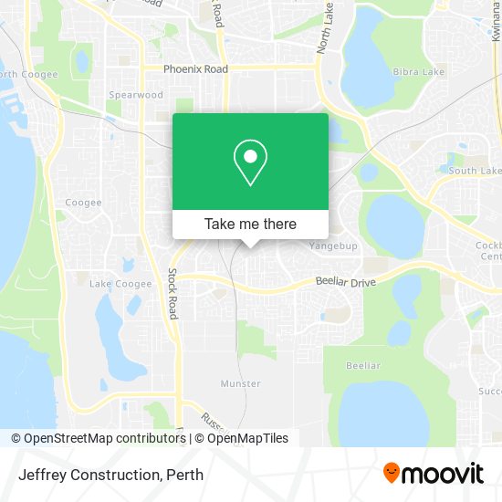 Jeffrey Construction map