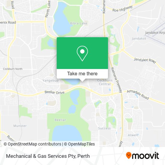 Mechanical & Gas Services Pty map
