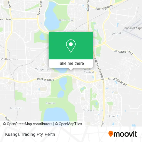 Mapa Kuangs Trading Pty