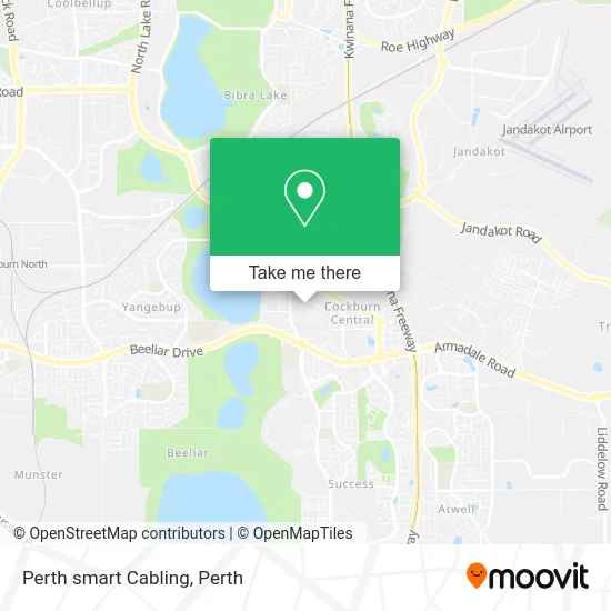 Mapa Perth smart Cabling