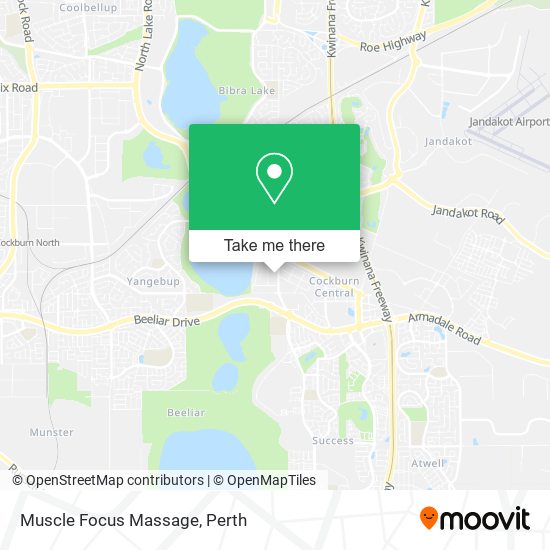 Muscle Focus Massage map