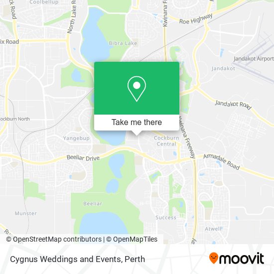 Cygnus Weddings and Events map