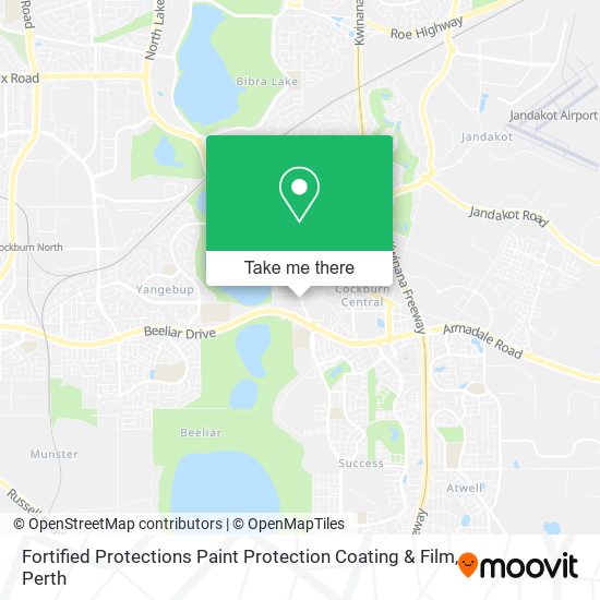 Fortified Protections Paint Protection Coating & Film map