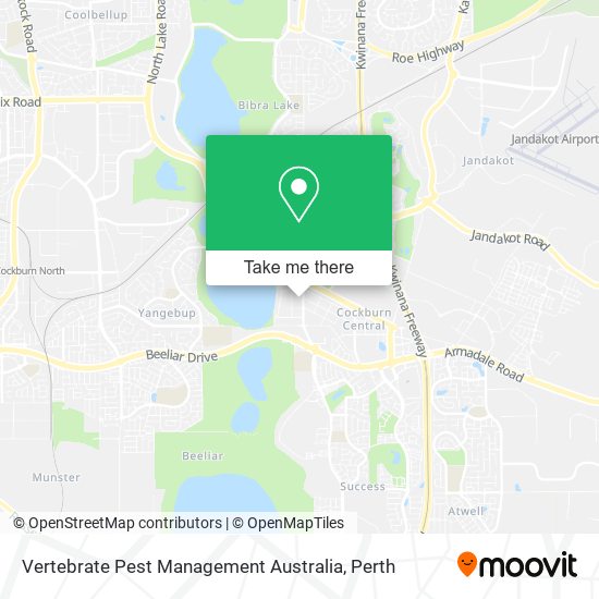 Mapa Vertebrate Pest Management Australia