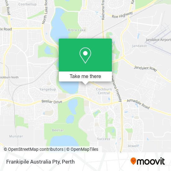 Frankipile Australia Pty map
