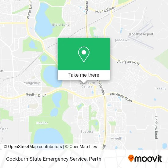 Mapa Cockburn State Emergency Service