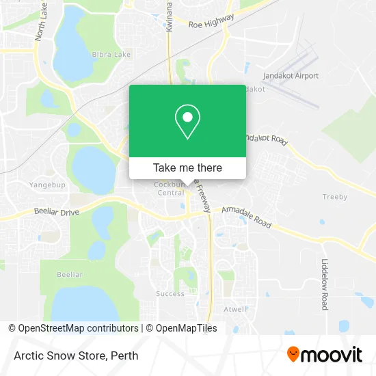 Mapa Arctic Snow Store