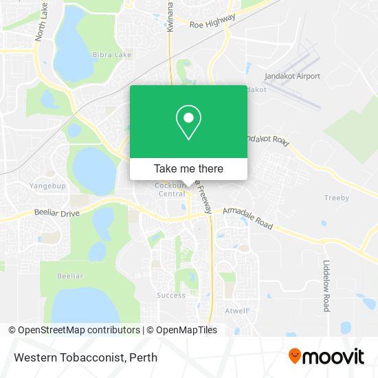 Western Tobacconist map