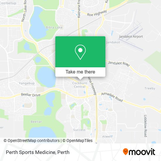 Perth Sports Medicine map