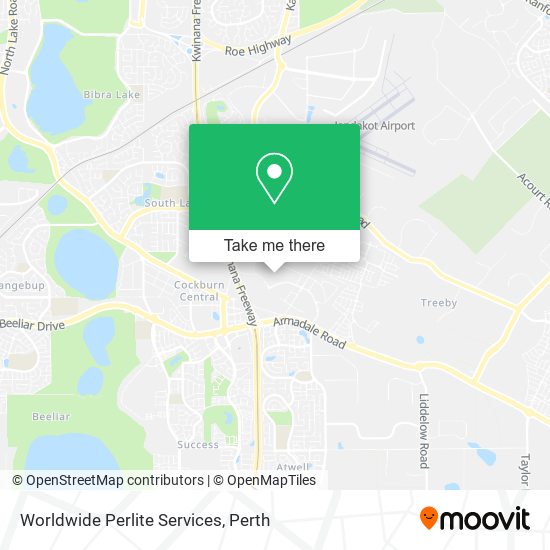 Worldwide Perlite Services map
