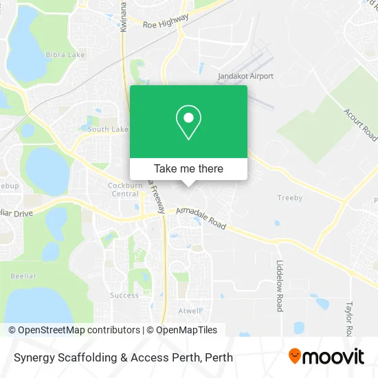Synergy Scaffolding & Access Perth map
