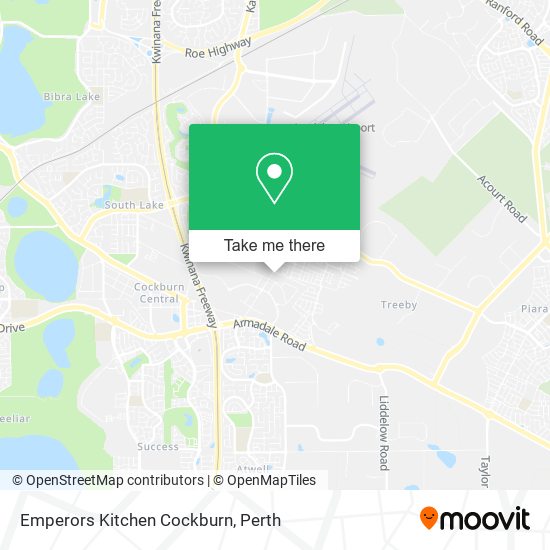 Emperors Kitchen Cockburn map