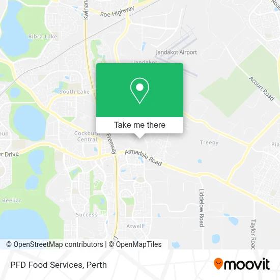 Mapa PFD Food Services