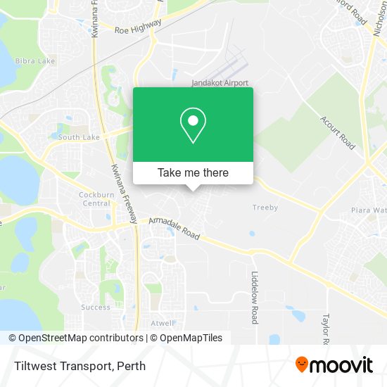 Tiltwest Transport map