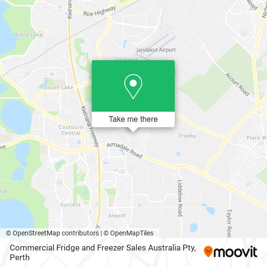 Commercial Fridge and Freezer Sales Australia Pty map