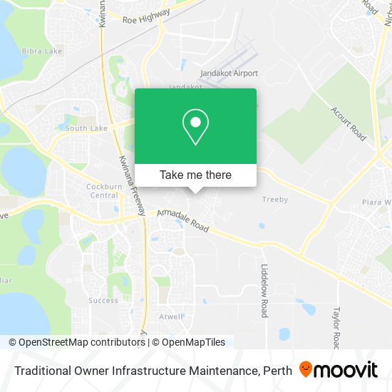 Traditional Owner Infrastructure Maintenance map