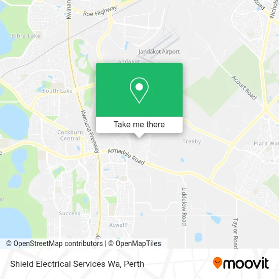 Mapa Shield Electrical Services Wa