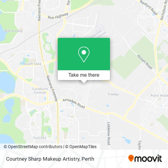 Courtney Sharp Makeup Artistry map