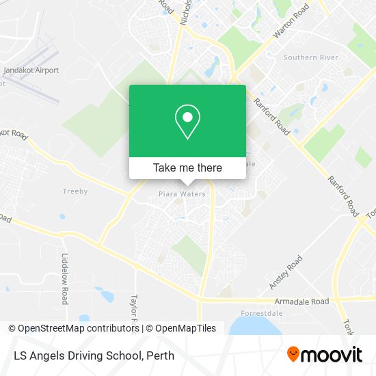 LS Angels Driving School map