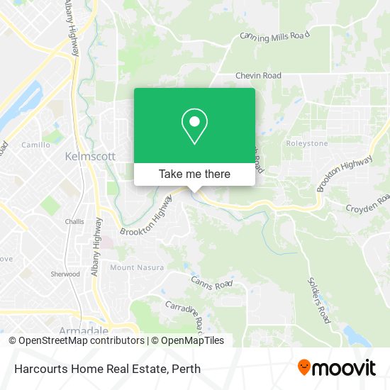 Harcourts Home Real Estate map