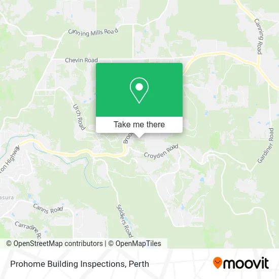 Mapa Prohome Building Inspections