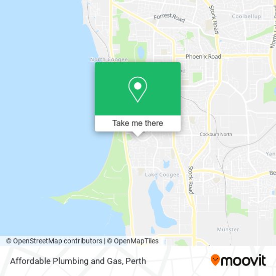 Affordable Plumbing and Gas map