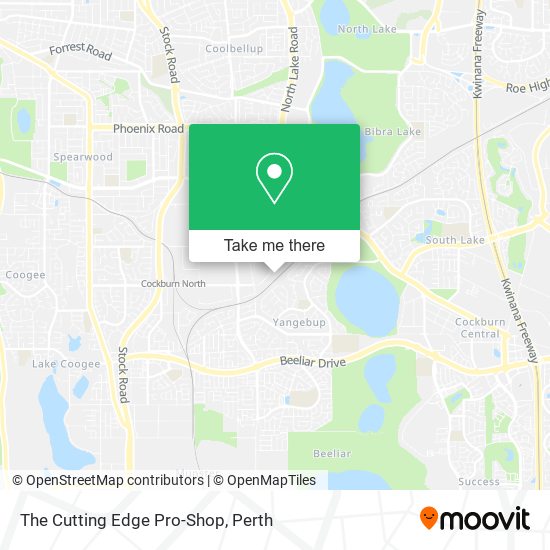 The Cutting Edge Pro-Shop map