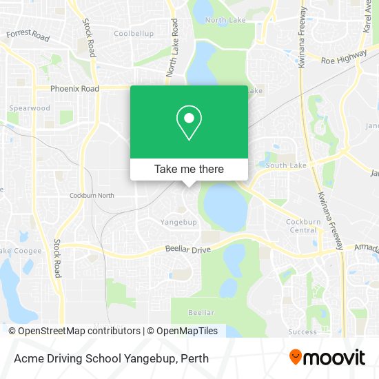 Acme Driving School Yangebup map