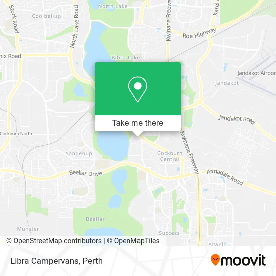 Mapa Libra Campervans