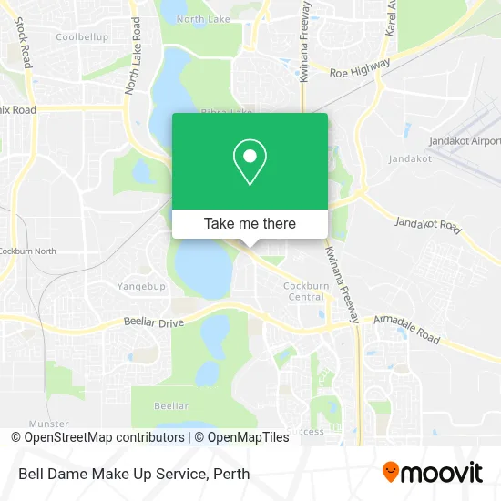 Mapa Bell Dame Make Up Service