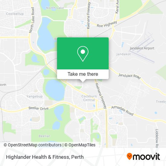 Highlander Health & Fitness map