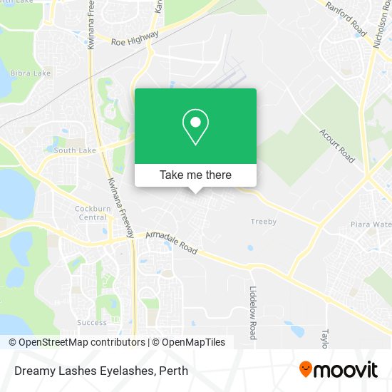 Dreamy Lashes Eyelashes map