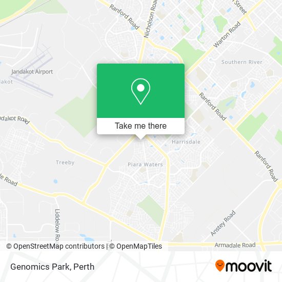 Genomics Park map