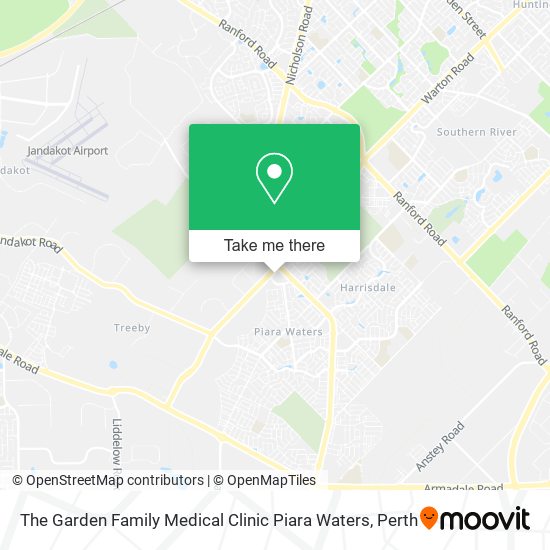 The Garden Family Medical Clinic Piara Waters map