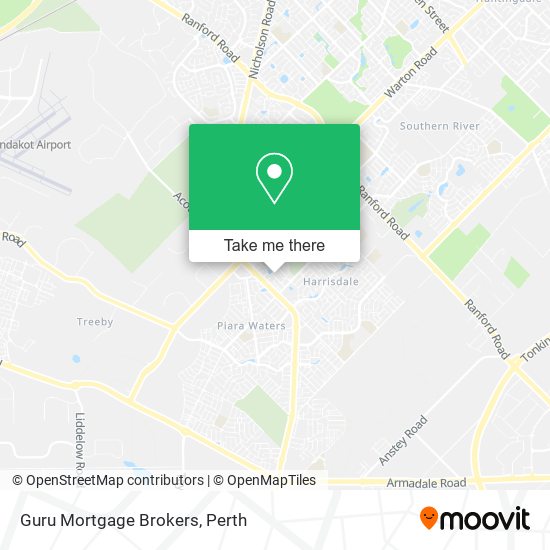 Guru Mortgage Brokers map
