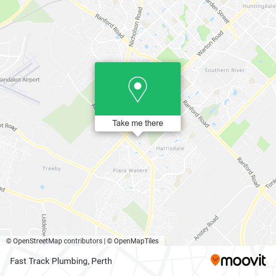 Fast Track Plumbing map