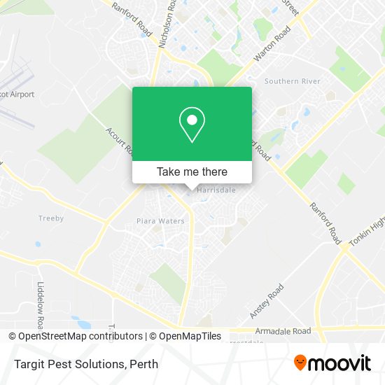 Targit Pest Solutions map