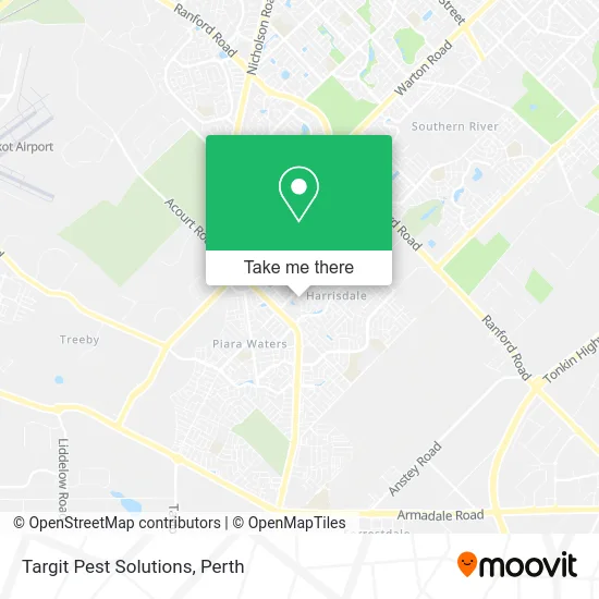 Mapa Targit Pest Solutions