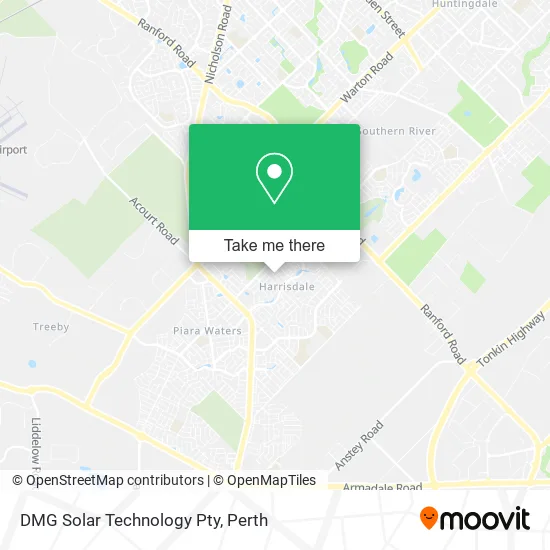 Mapa DMG Solar Technology Pty